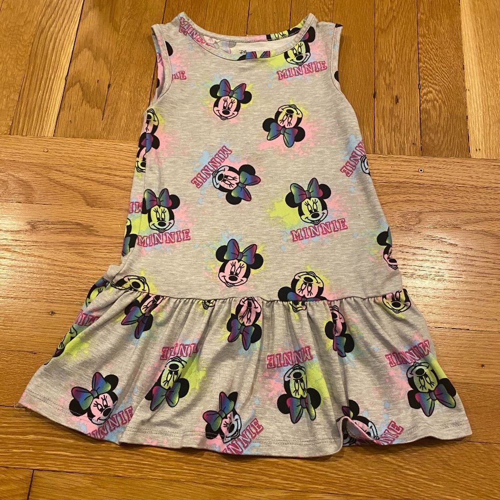 Disney Minnie Mouse Girl's Size XS (4/5) One Piece Dress